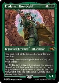 Eladamri, Korvecdal (Foil Etched) - Modern Horizons 3 - Magic: The Gathering card