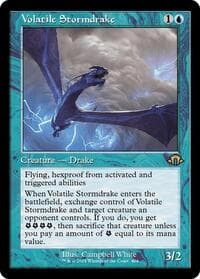 Volatile Stormdrake (Retro Frame) - Modern Horizons 3 - Magic: The Gathering card