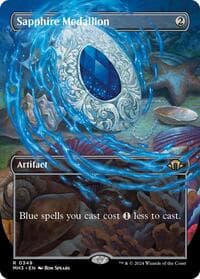 Sapphire Medallion (Borderless) - Modern Horizons 3 - Magic: The Gathering card