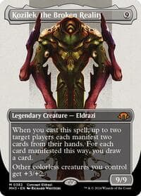 Kozilek, the Broken Reality (Borderless) - Modern Horizons 3 - Magic: The Gathering card