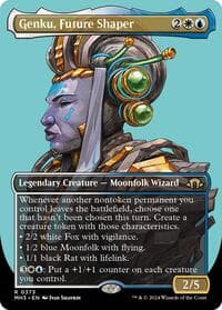 Genku, Future Shaper (Borderless) - Modern Horizons 3 - Magic: The Gathering card