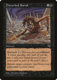 Disturbed Burial - Tempest - Magic: The Gathering card