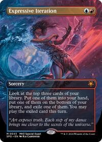 Expressive Iteration (Borderless) - Special Guests - Magic: The Gathering card