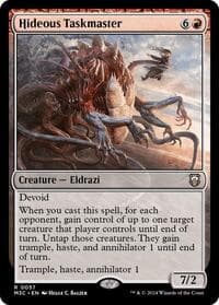Hideous Taskmaster - Commander: Modern Horizons 3 - Magic: The Gathering card