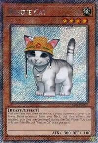 Rescue Cat (Platinum Secret Rare) - 25th Anniversary Rarity Collection II - YuGiOh card