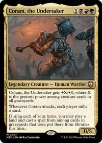 Coram, the Undertaker - Commander: Modern Horizons 3 - Magic: The Gathering card