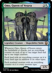 Omo, Queen of Vesuva - Commander: Modern Horizons 3 - Magic: The Gathering card