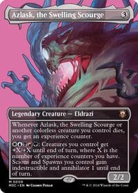 Azlask, the Swelling Scourge (Borderless) - Commander: Modern Horizons 3 - Magic: The Gathering card