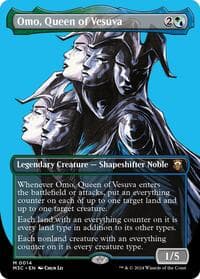 Omo, Queen of Vesuva (Borderless) - Commander: Modern Horizons 3 - Magic: The Gathering card