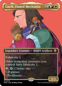 Cayth, Famed Mechanist (Borderless) - Commander: Modern Horizons 3 - Magic: The Gathering card