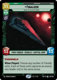 Finalizer - Might of the First Order - Shadows of the Galaxy - Star Wars: Unlimited card