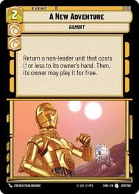 A New Adventure - Shadows of the Galaxy - Star Wars: Unlimited card