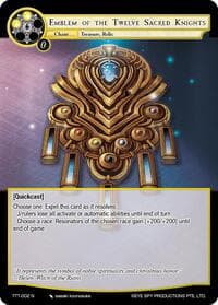 Emblem of the Twelve Sacred Knights - Thoth of the Trinity - Force of Will card