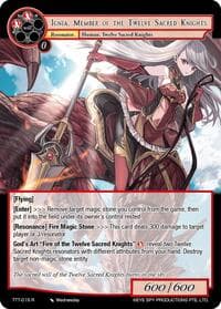 Ignia, Member of the Twelve Sacred Knights - Thoth of the Trinity - Force of Will card