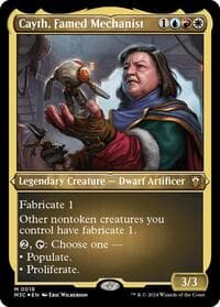 Cayth, Famed Mechanist (Foil Etched) - Commander: Modern Horizons 3 - Magic: The Gathering card