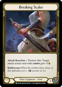 Breaking Scales (Golden) - FAB148 - Flesh and Blood: Promo Cards - Flesh and Blood TCG card