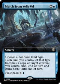 March from Velis Vel (Extended Art) (Ripple Foil) - Commander: Modern Horizons 3 - Magic: The Gathering card