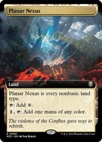 Planar Nexus (Extended Art) (Ripple Foil) - Commander: Modern Horizons 3 - Magic: The Gathering card