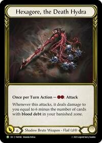 Hexagore, the Death Hydra - FAB186 (Golden) - FAB186 - Flesh and Blood: Promo Cards - Flesh and Blood TCG card