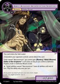 Abdul Alhazred, Author of the Scriptures - Thoth of the Trinity - Force of Will card