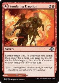 Sundering Eruption - Modern Horizons 3 - Magic: The Gathering card
