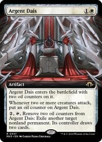 Argent Dais (Extended Art) - Modern Horizons 3 - Magic: The Gathering card