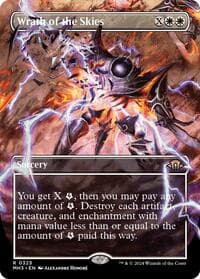 Wrath of the Skies (Borderless) - Modern Horizons 3 - Magic: The Gathering card