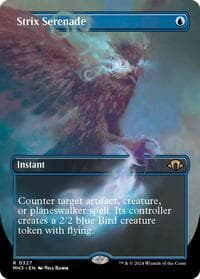 Strix Serenade (Borderless) - Modern Horizons 3 - Magic: The Gathering card