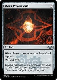 Worn Powerstone - Modern Horizons 3 - Magic: The Gathering card