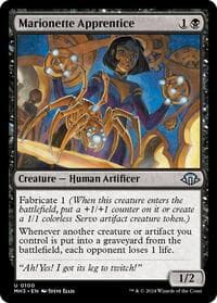 Marionette Apprentice - Modern Horizons 3 - Magic: The Gathering card