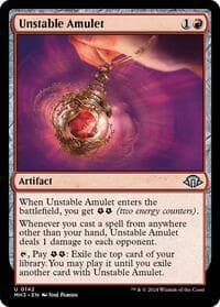 Unstable Amulet - Modern Horizons 3 - Magic: The Gathering card