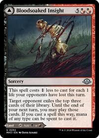 Bloodsoaked Insight - Modern Horizons 3 - Magic: The Gathering card