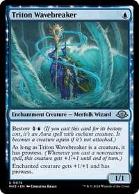 Triton Wavebreaker - Modern Horizons 3 - Magic: The Gathering card