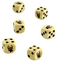 Munchkin: +6 Bag of Munchkin d6 - Steve Jackson Games - Boardgames card