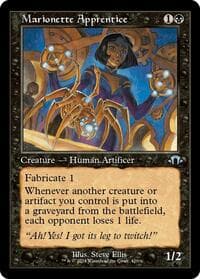 Marionette Apprentice (Retro Frame) - Modern Horizons 3 - Magic: The Gathering card