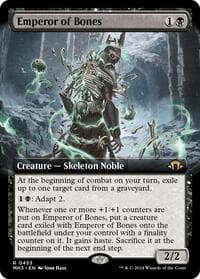 Emperor of Bones (Extended Art) - Modern Horizons 3 - Magic: The Gathering card