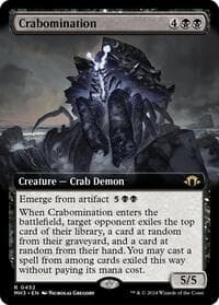 Crabomination (Extended Art) - Modern Horizons 3 - Magic: The Gathering card