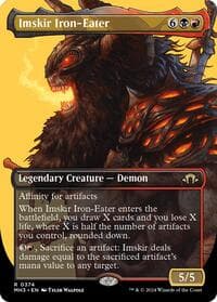 Imskir Iron-Eater (Borderless) - Modern Horizons 3 - Magic: The Gathering card