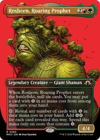 Rosheen, Roaring Prophet (Borderless) - Modern Horizons 3 - Magic: The Gathering card
