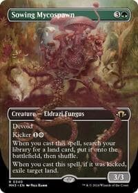 Sowing Mycospawn (Borderless) - Modern Horizons 3 - Magic: The Gathering card