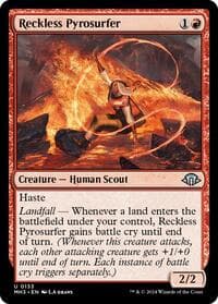 Reckless Pyrosurfer - Modern Horizons 3 - Magic: The Gathering card