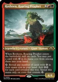 Rosheen, Roaring Prophet (Foil Etched) - Modern Horizons 3 - Magic: The Gathering card