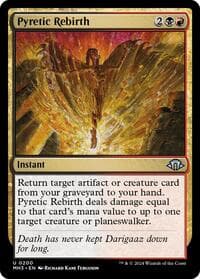 Pyretic Rebirth - Modern Horizons 3 - Magic: The Gathering card