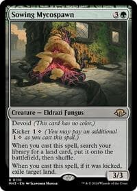Sowing Mycospawn - Modern Horizons 3 - Magic: The Gathering card