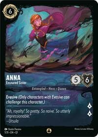 Anna - Ensnared Sister - Illumineer's Quest: Deep Trouble - Disney Lorcana card