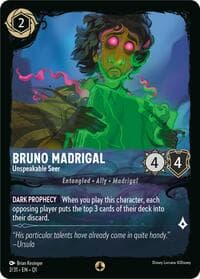 Bruno Madrigal - Unspeakable Seer - Illumineer's Quest: Deep Trouble - Disney Lorcana card