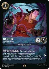 Gaston - Egotistical Bully - Illumineer's Quest: Deep Trouble - Disney Lorcana card