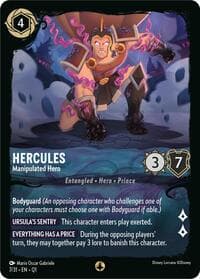 Hercules - Manipulated Hero - Illumineer's Quest: Deep Trouble - Disney Lorcana card