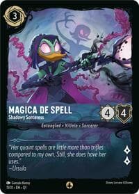 Magica De Spell - Shadowy Sorceress - Illumineer's Quest: Deep Trouble - Disney Lorcana card