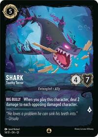 Shark - Toothy Terror - Illumineer's Quest: Deep Trouble - Disney Lorcana card